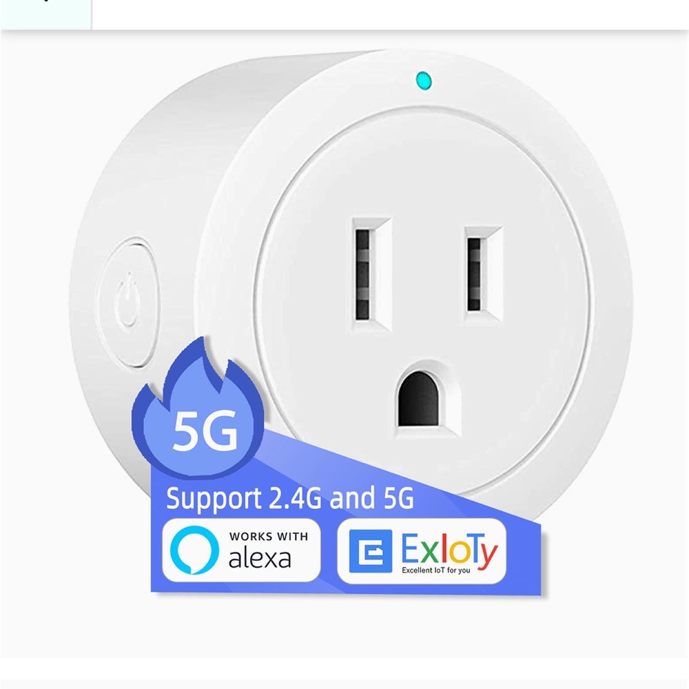 Alexa Smart Plug Exioty, Voice/App Activated